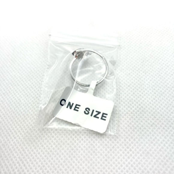 Elegant 925 NWT Sterling Silver Snowflake Ring with Blue Gem - Adjustable Size - Picture 9 of 10